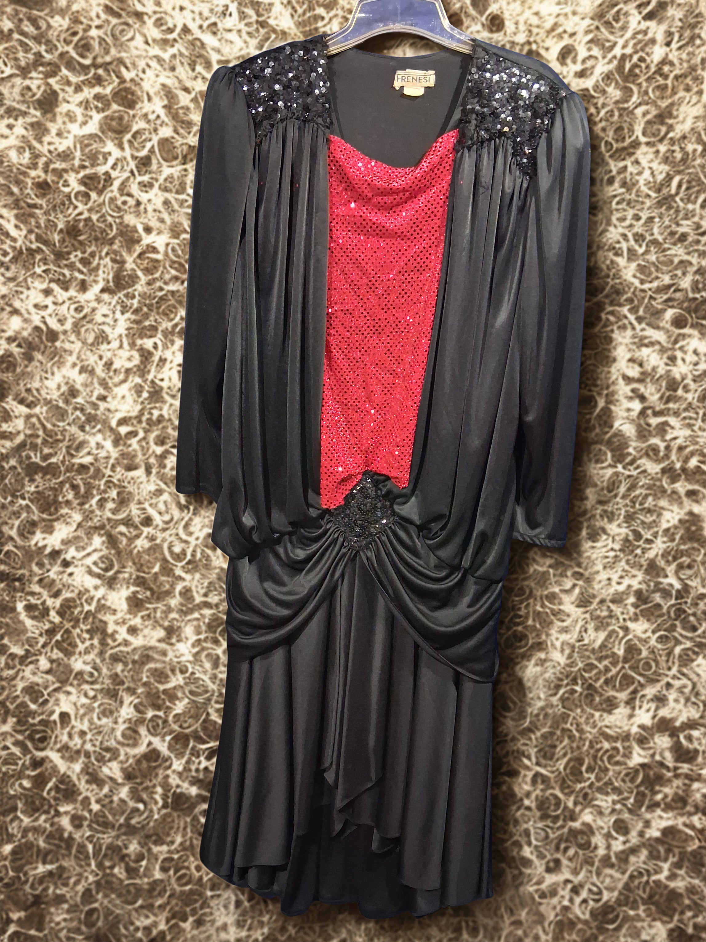 Vintage 80s Frenesi Cocktail Dress