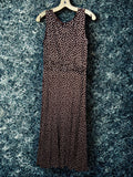 Brown & White Polka Dot Dress
