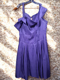 1980s Purple Cocktail & Prom Dress