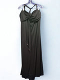 David's Bridal Black Strapless Long Dress